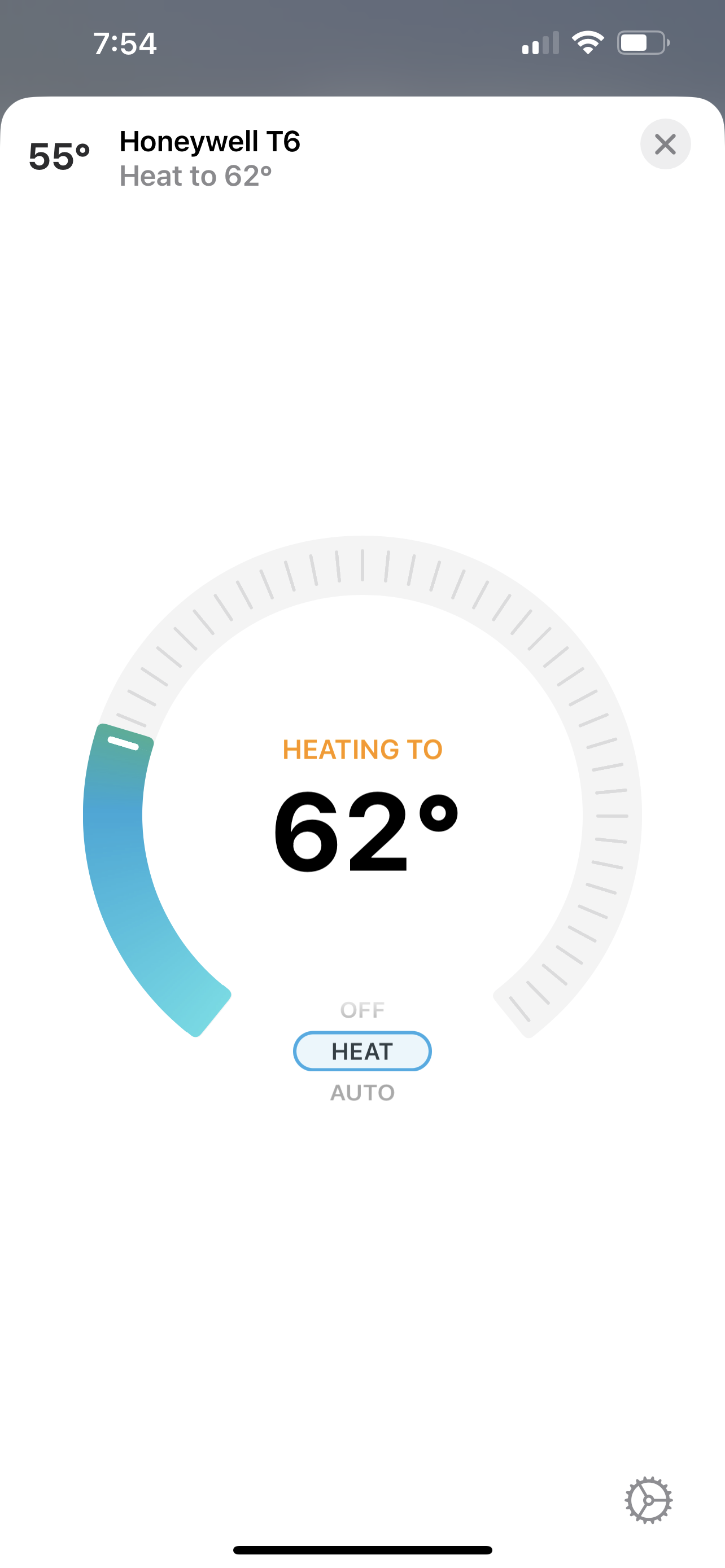 Thermostat View
